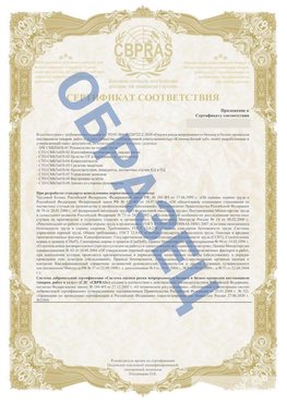 Образец Приложение к СТО 01.064.00220722.2-2020 Муром Сертификат СТО 01.064.00220722.2-2020 